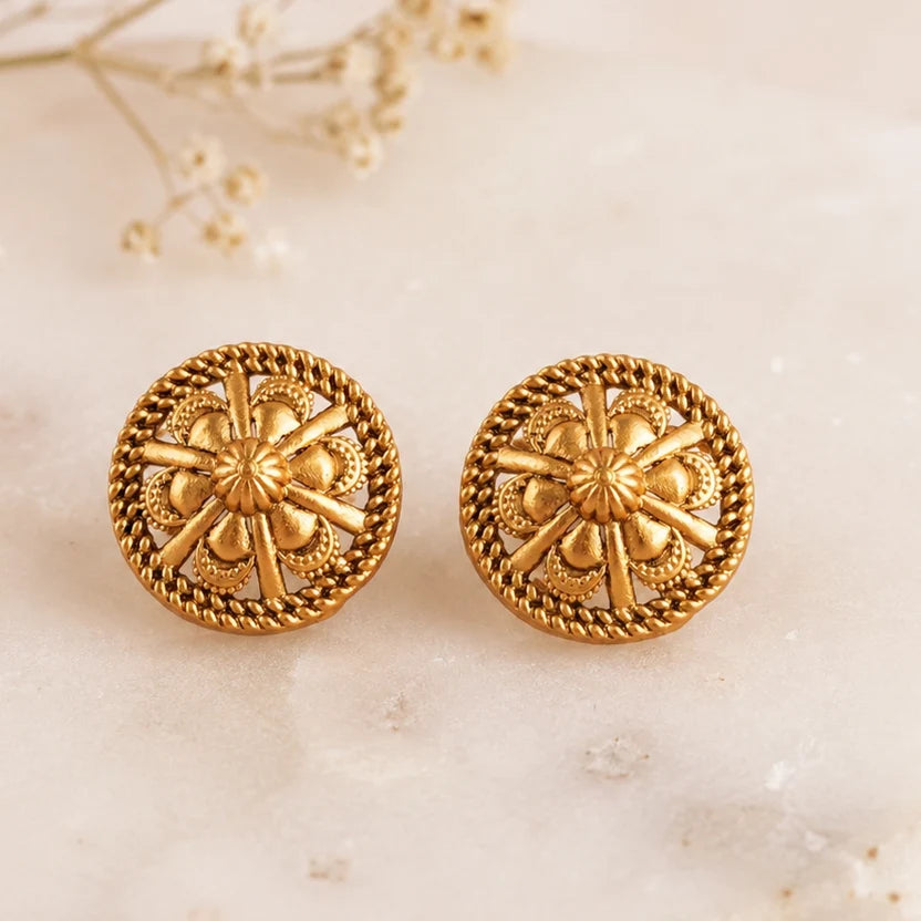 Gold Plated Stud Earring
